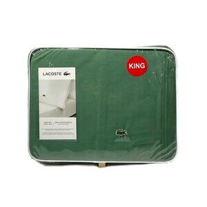 Lacoste- King Size Sheet Set “Drak Ivy”
